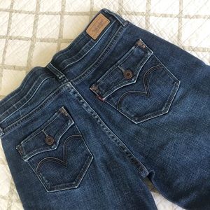 levis 525 capri perfect waist